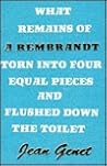 What Remains of a Rembrandt Torn into Four Equal Pieces and Flushed Down the Toilet