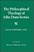 Philosophical Theology of John Duns Scotus