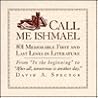 Call Me Ishmael by David A. Spector