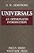 Universals: An Opinionated Introduction (Focus Series)