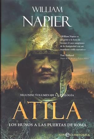 Portada de Atila: Los hunos a las puertas de Roma, de William Napier
