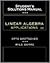 Student's Solutions Manual for Linear Algebra with Applications