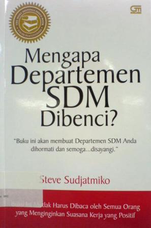 Mengapa Departemen SDM Dibenci?