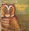 Who Says That? by Marguerite Corsello