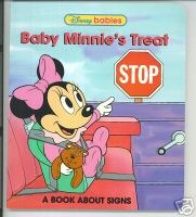 Baby Minnie's Treat p: A book about signs (Board book)