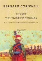 Portada de Sharpe y el tigre de Bengala, de Bernard Cornwell