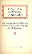Politics and the English Language 
