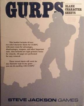 GURPS: Blank Character Sheets (Other)