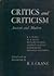 Critics and Criticism: Ancient and Modern