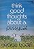 Think Good Thoughts about a Pussycat by George Booth