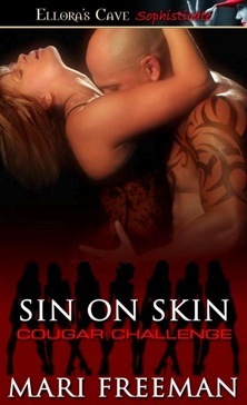 Sin on Skin (Cougar Challenge, #6)
