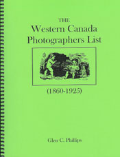 The Western Canada Photographers List (1860-1925)