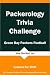Packerology Trivia Challenge: Green Bay Packers Football