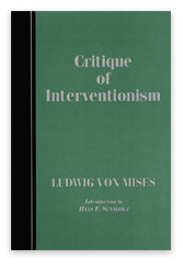 Critique of interventionism