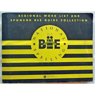 Regional word list and sponsor bee guide collection