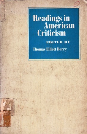 Readings in American Criticism