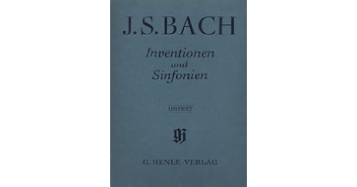 Inventionen und Sinfonien by Johann Sebastian Bach