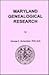 Maryland Genealogical Research