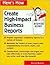 Create High Impact Business...