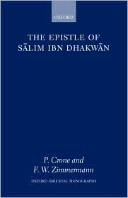 The Epistle of Salim Ibn Dhakwan (Oxford Oriental Monographs)