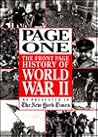 Page One: The Front Page History of World War II