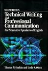Technical Writing and Professional Communication: For Nonnative Speakers of English Technical Writing and Professional Communication: For Nonnative Speakers of English