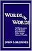 Words on Words by John B. Bremner
