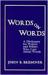 Words on Words (Paperback)