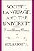 Society, Language and the University by Sol Saporta