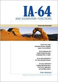 Ia-64 and Elementary Functions: Speed and Precision (Hewlett-Packard Professional Books)