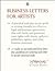 Business Letters for Artists