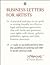 Business Letters for Artists by M. Stephen Doherty