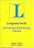 Langenscheidt's Universal Dictionary Italian-English English Italian: English-Italian Italian-English