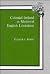 Colonial Ireland in Medieval English Literature