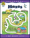 School Zone Mazes Workbook: 32 Pages, Preschool, Kindergarten, Maze Puzzles, Wide Paths, Colorful Pictures, Problem-Solving, Ages 3 to 5 (Get Ready! Book Series)