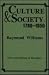 Culture and Society 1780-1950