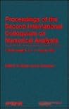 Proceedings of the International Colloquium on Numerical Analysis: Proceedings of the Second International Colloquium on Numerical Analysis Proceedings of the International Colloquium on Numerical Analysis: Proceedings of the Second International Colloquium on Numerical Analysis