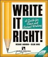 Write It Right!: A Guide for Clear and Correct Writing (Self-Study Sourcebook)