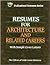 Resumes for Architecture and Related Careers