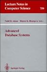 Advanced Database Systems (Lecture Notes in Computer Science)