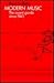 Modern Music: The Avant Gar...