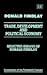trade, development and political economy by Ronald Findlay