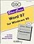 Word 97 for Windows 95 : Intermediate: Ddc Short Course (Short Course Learning Series)