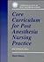 Core Curriculum for Post An...