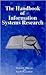 The Handbook of Information Systems Research