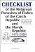 Checklist of the Metazoan P...