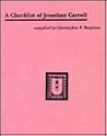 A Checklist of Jonathan Carroll A Checklist of Jonathan Carroll