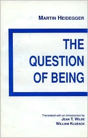 The Question of Being (Paperback)
