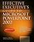 Effective Executive's Guide to Microsoft PowerPoint 2002