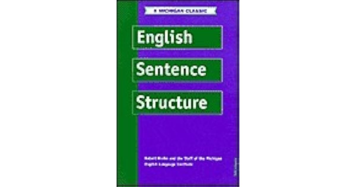 English Sentence Structure by Robert Krohn